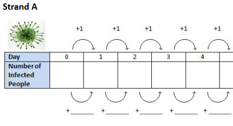 table that indicates a pattern