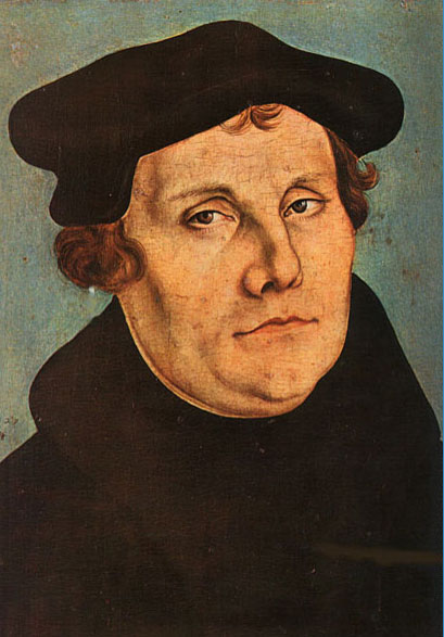 painting of Martin Luther