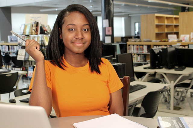 Jasmine in the library