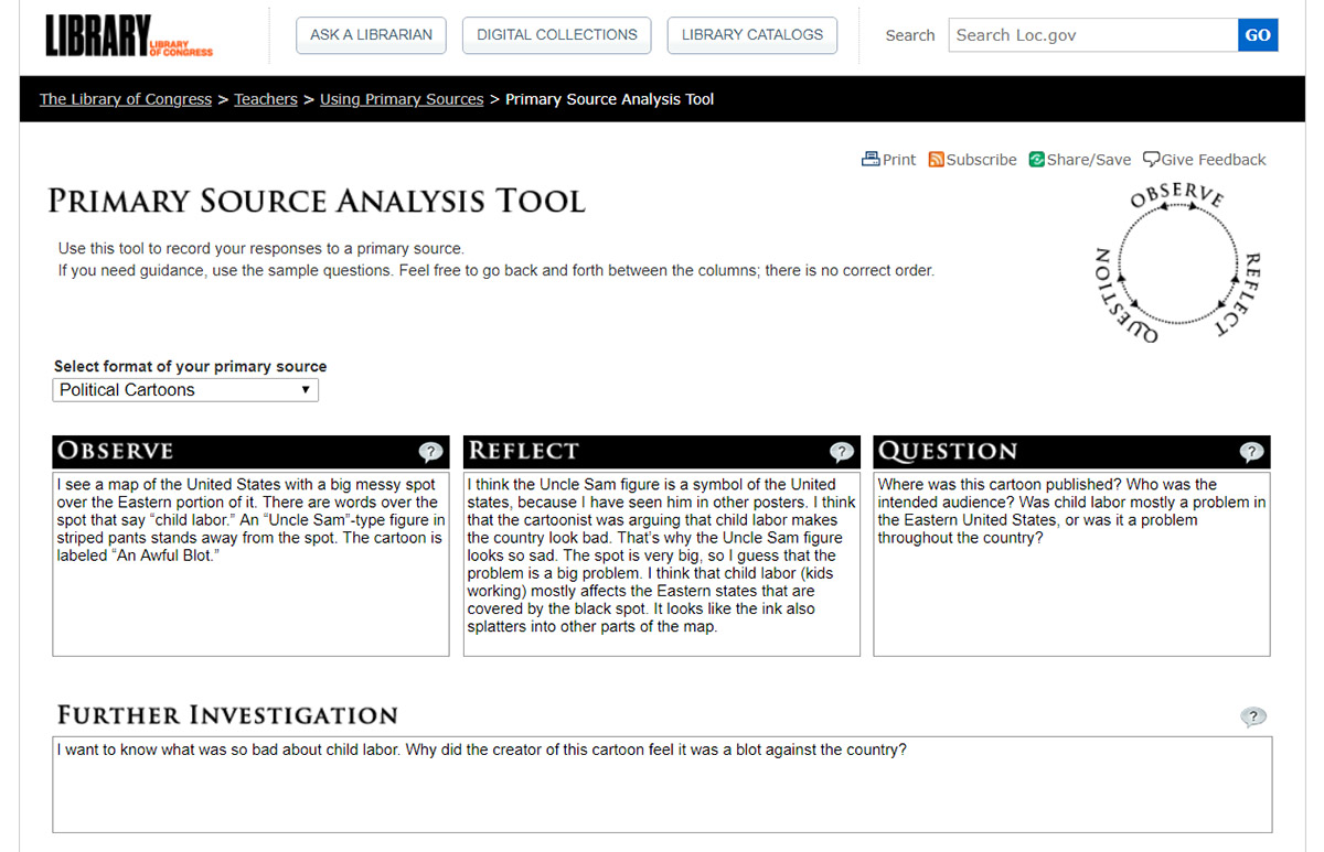 Analyzing Political Cartoons Review It